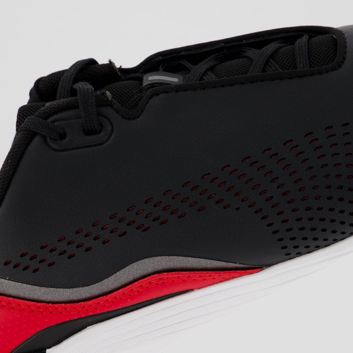 Tênis Puma Scuderia Ferrari Drift Cat Decima Preto Branco e Vermelho Preto 7