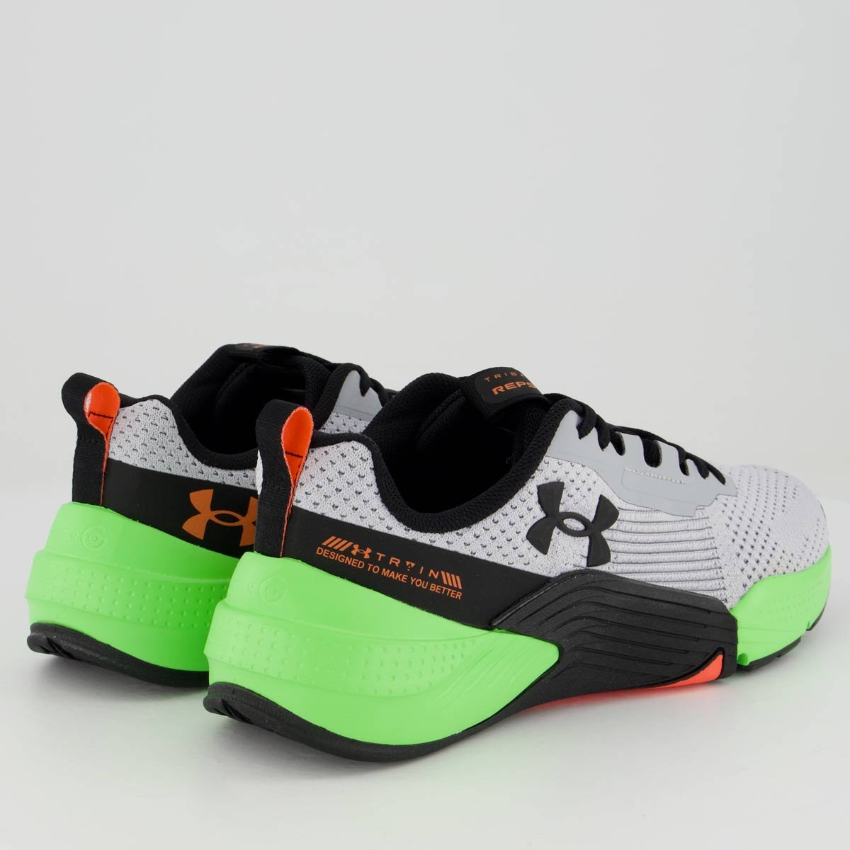 Tênis Under Armour Tribase Reps 2 Cinza e Verde 3