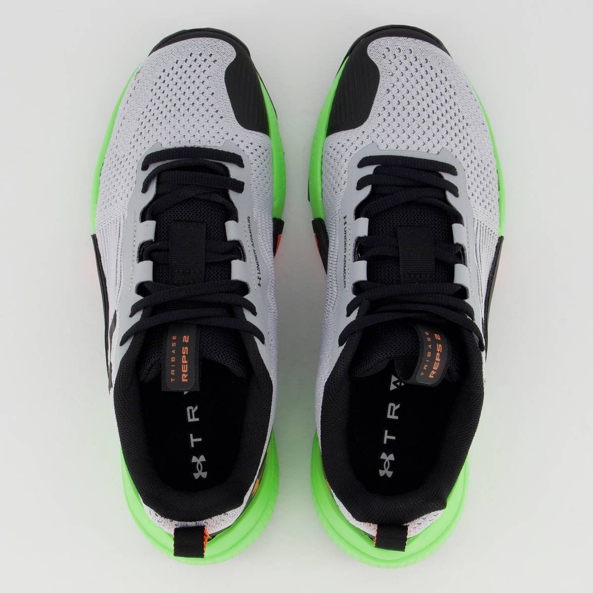 Tênis Under Armour Tribase Reps 2 Cinza e Verde Cinza 4