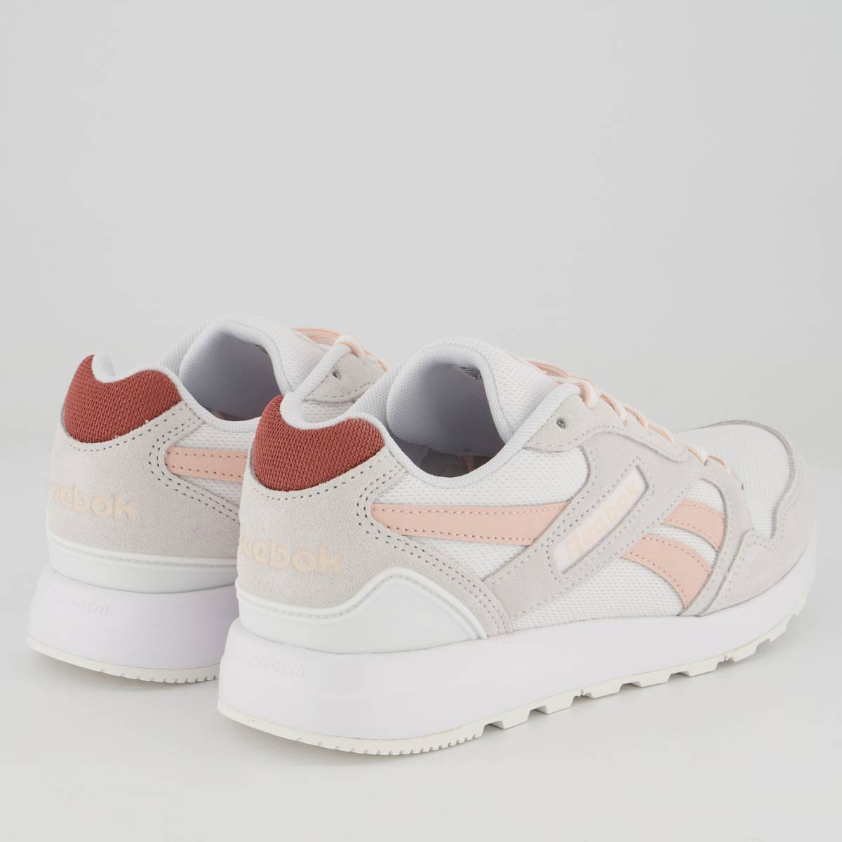 Tênis Reebok GL 1000 Feminino Branco e Cinza Branco 3