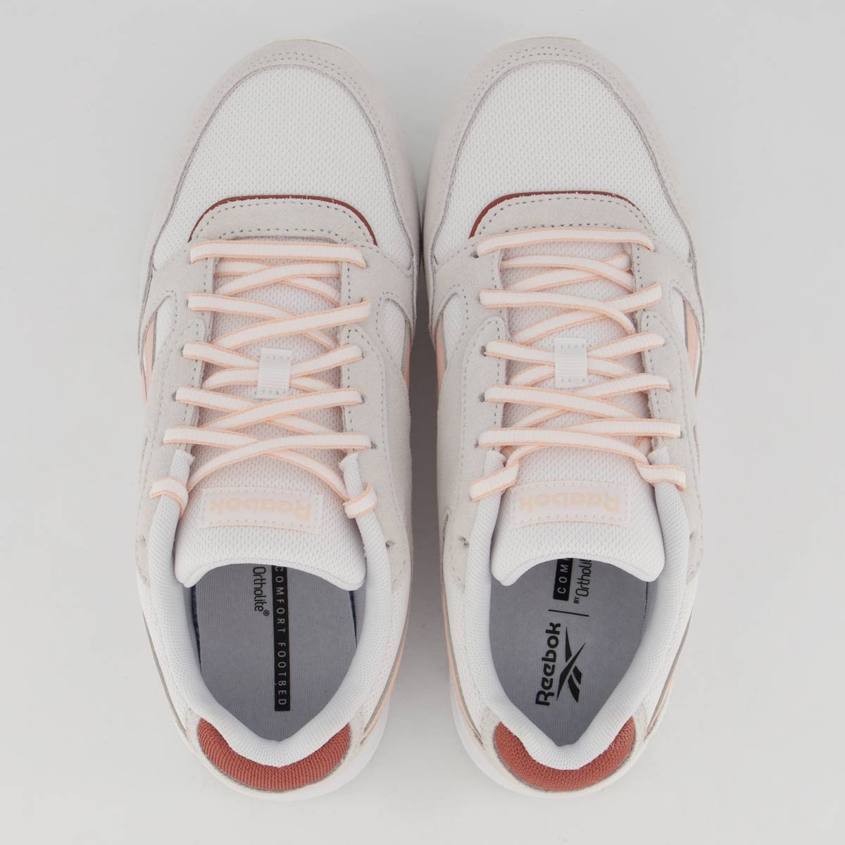 Tênis Reebok GL 1000 Feminino Branco e Cinza Branco 4