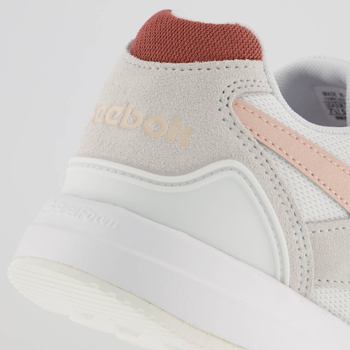 Tênis Reebok GL 1000 Feminino Branco e Cinza Branco 6