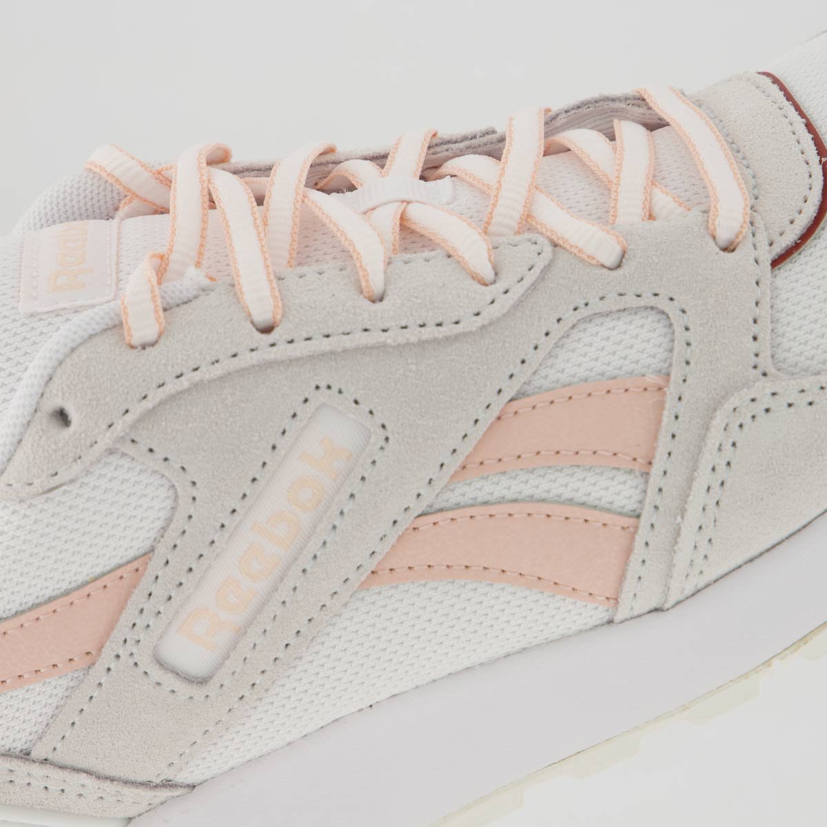Tênis Reebok GL 1000 Feminino Branco e Cinza Branco 7