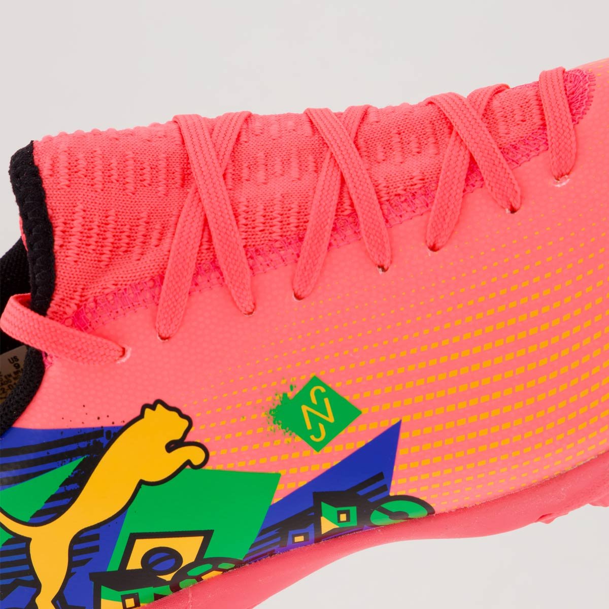 Chuteira Puma Future 7 Play Neymar Jr NJR TT BDP Society Rosa Rosa 7
