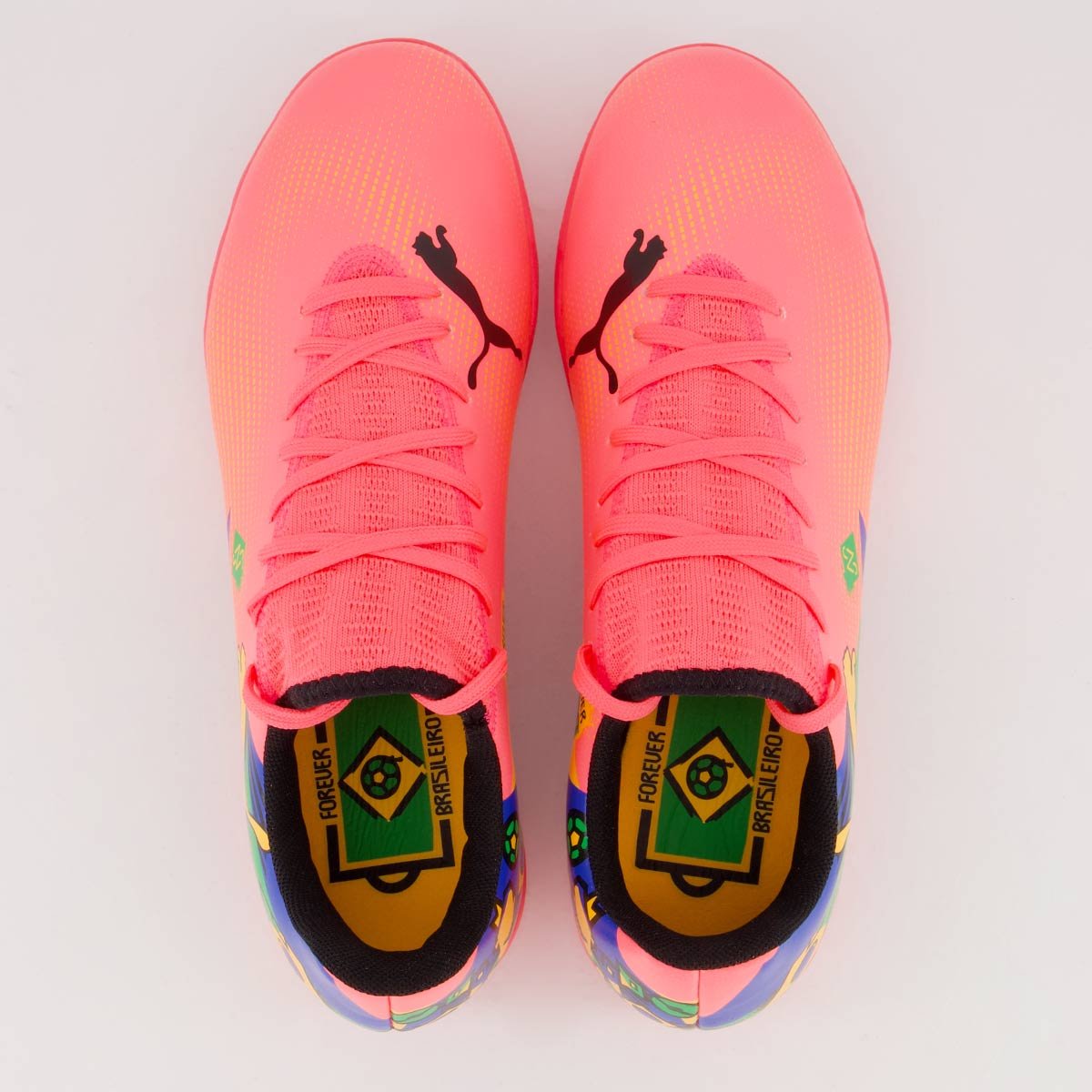 Chuteira Puma Future 7 Play Neymar Jr NJR TT BDP Society Rosa Rosa