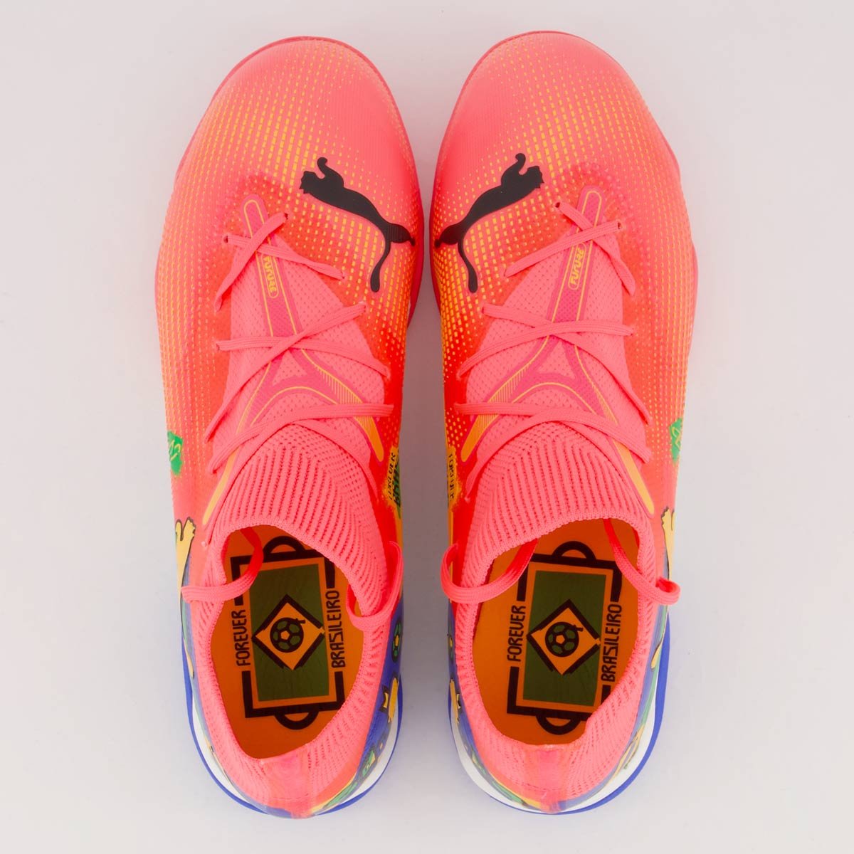 Chuteira Puma Future 7 Match Neymar Jr NJR IT BDP Futsal Rosa Rosa 4