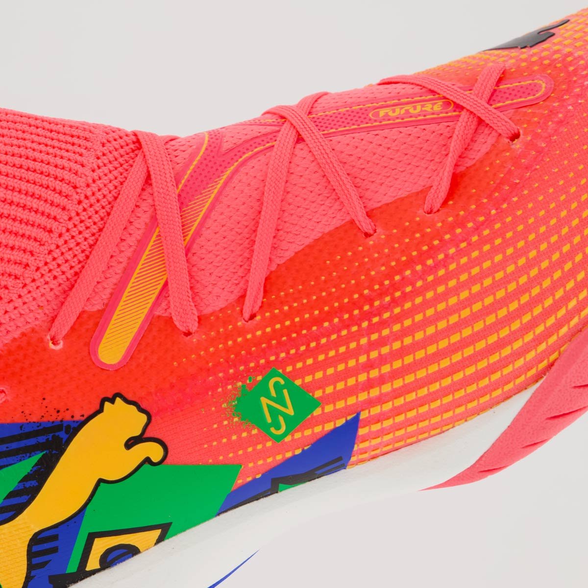 Chuteira Puma Future 7 Match Neymar Jr NJR IT BDP Futsal Rosa Rosa 7