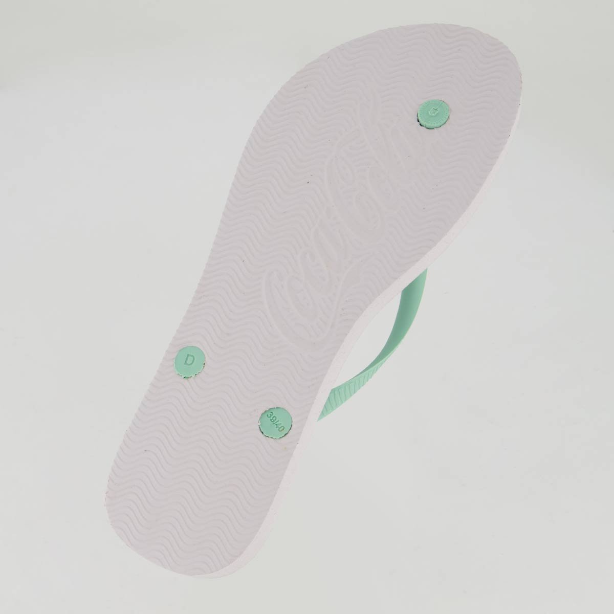 Chinelo Coca Cola Leeds Feminino Branco e Verde Verde 5