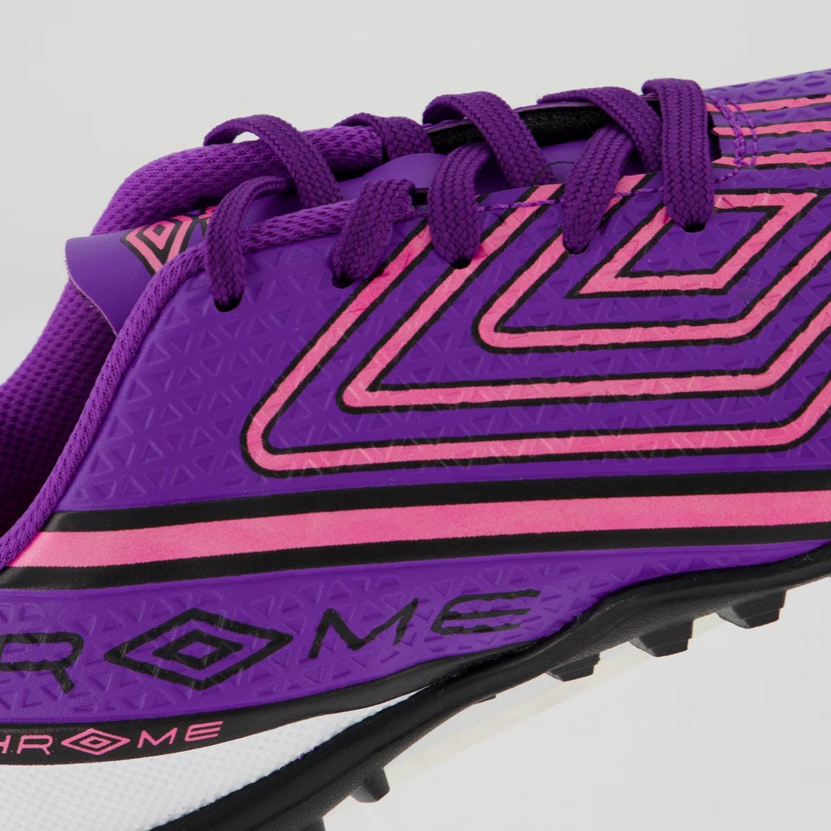 Chuteira Umbro Chrome Society Juvenil Roxa Roxo 7