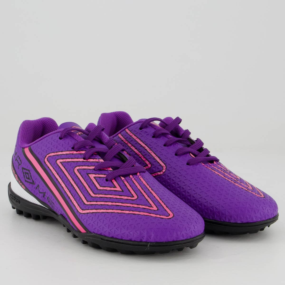 Chuteira Umbro Chrome Society Juvenil Roxa Roxo 2