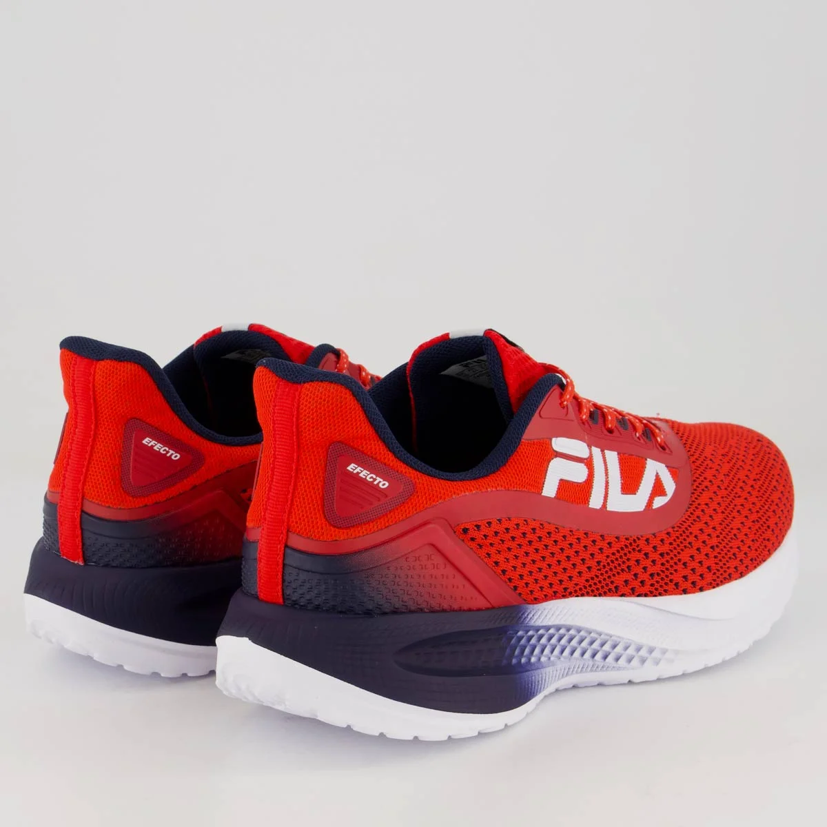 Tênis Fila Efecto Vermelho e Marinho Vermelho/Azul 3