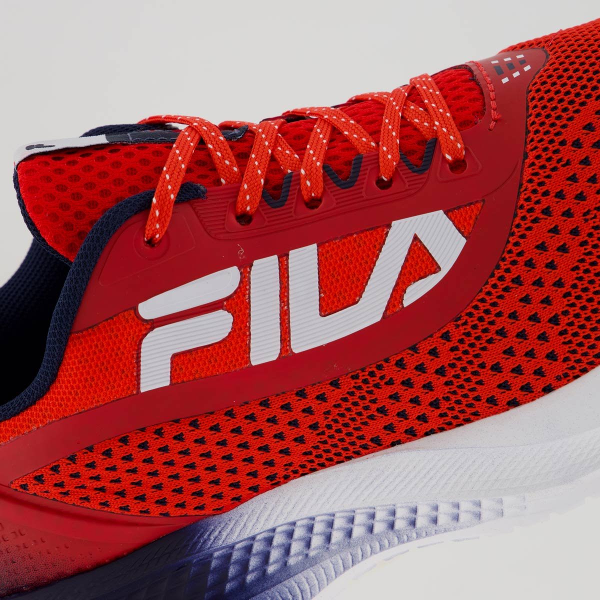 Tênis Fila Efecto Vermelho e Marinho Vermelho/Azul 7