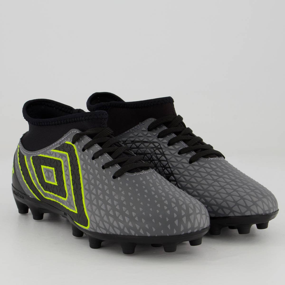 Chuteira Umbro Mutant Campo Juvenil Cinza 2