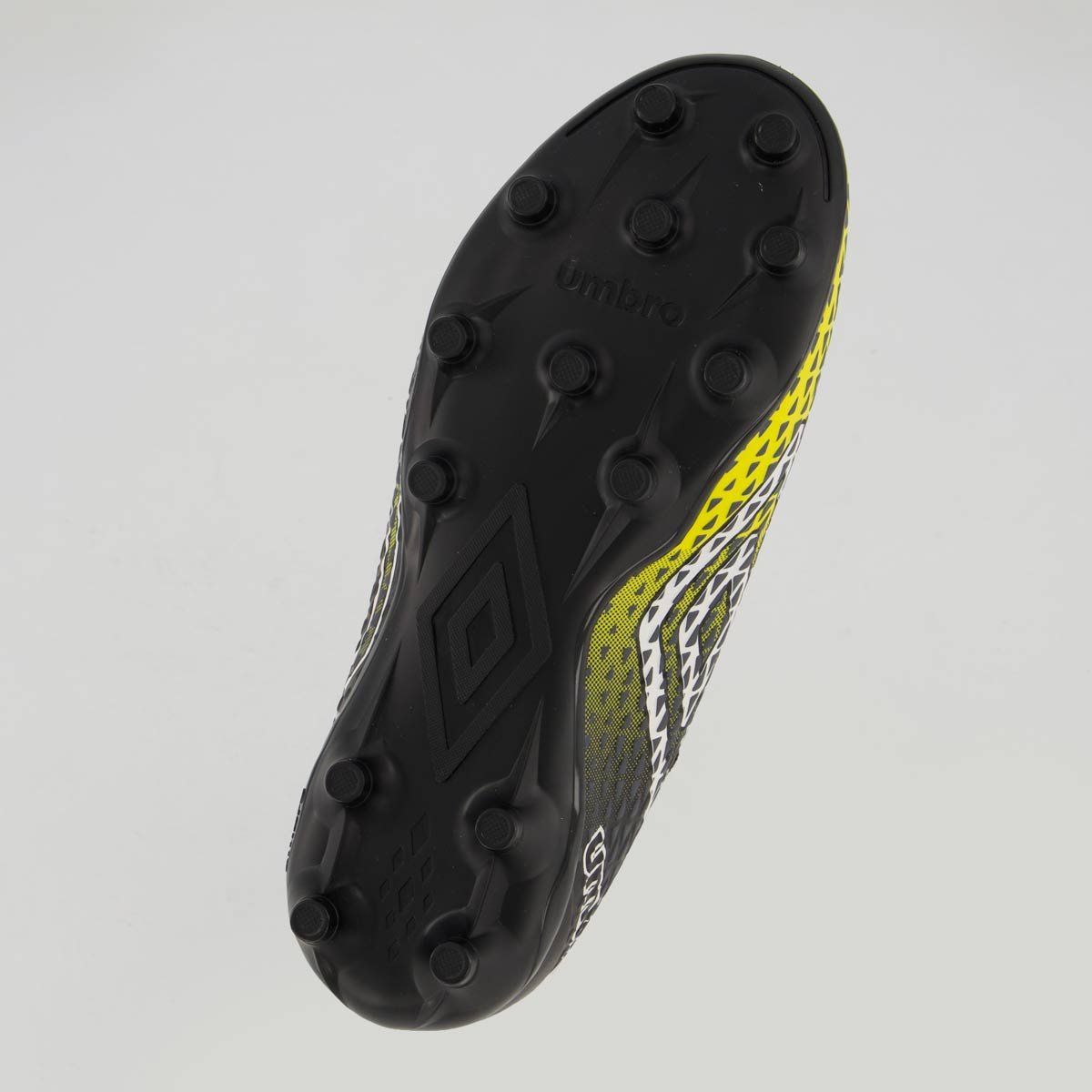 Chuteira Umbro Mutant Campo Juvenil Amarela e Preta Preto 5
