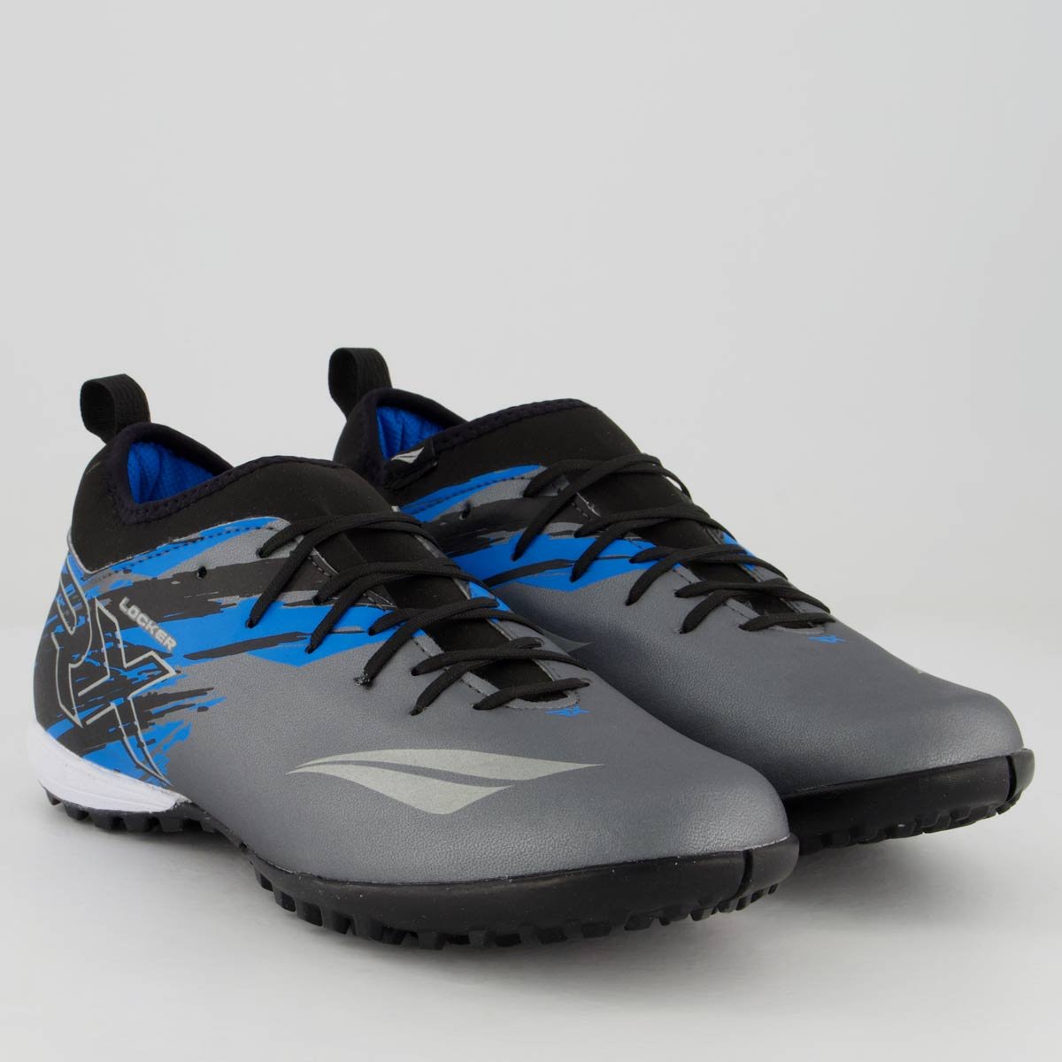 Chuteira Penalty RX Locker Y-4 Society Cinza Cinza 2