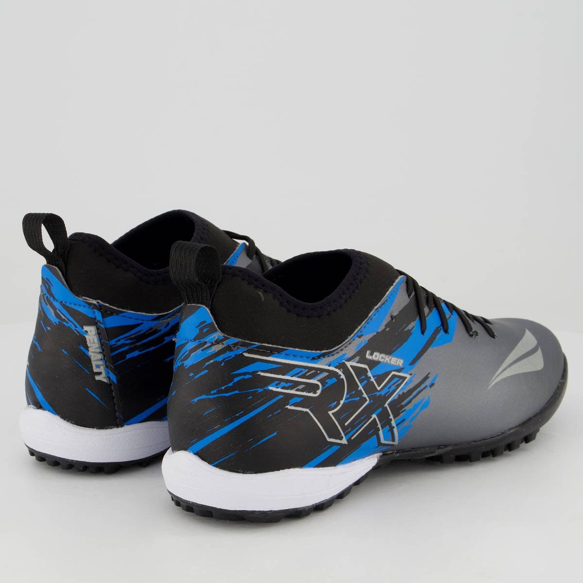 Chuteira Penalty RX Locker Y-4 Society Cinza Cinza 3