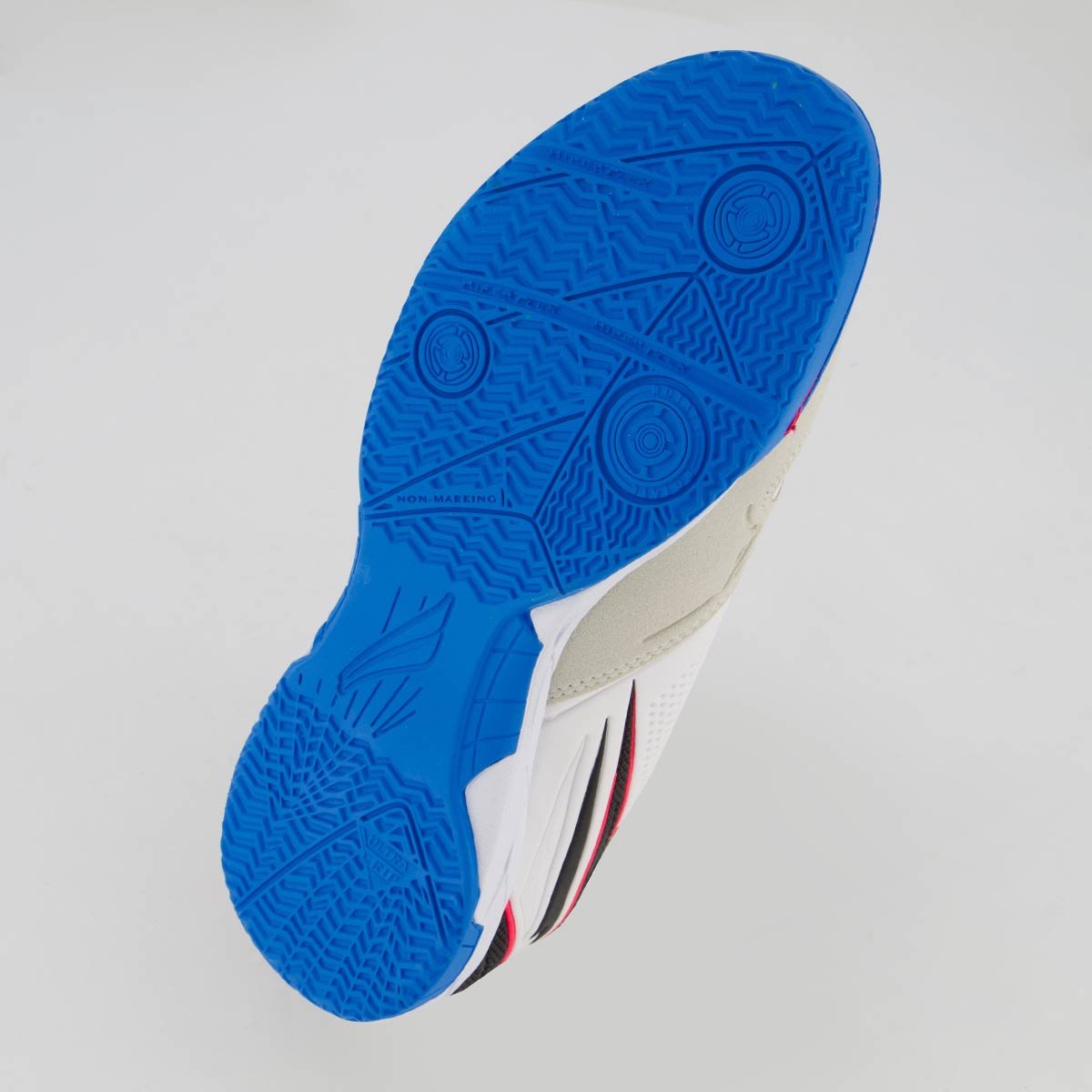 Chuteira Penalty Max 300 Futsal Branca e Azul Branco 5