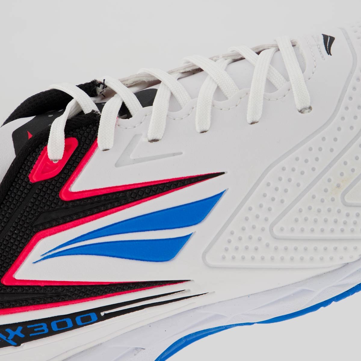 Chuteira Penalty Max 300 Futsal Branca e Azul Branco 7