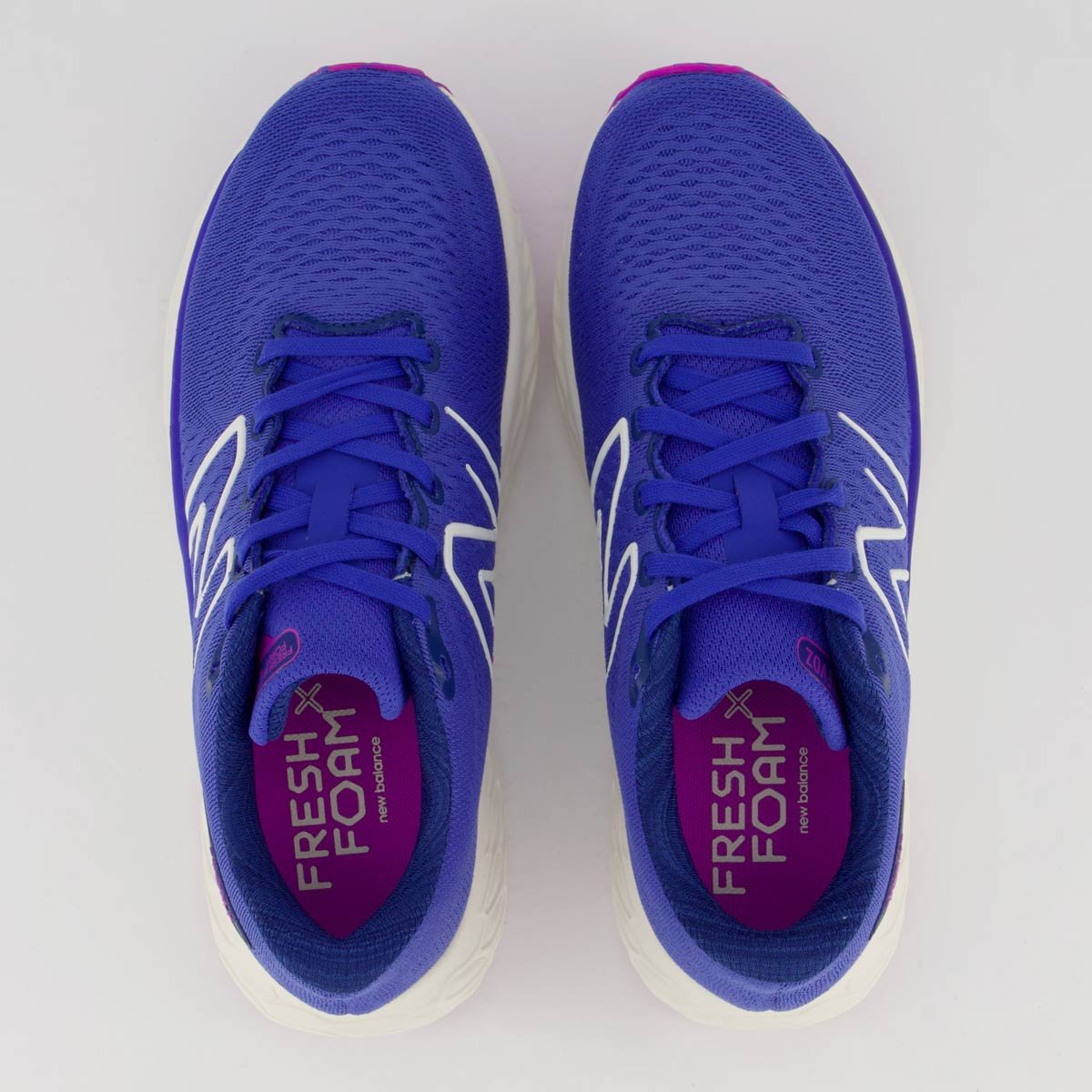 エゴブレイズ Tênis New Balance Fresh Foam X Evoz V3 Feminino Azul/Roxo