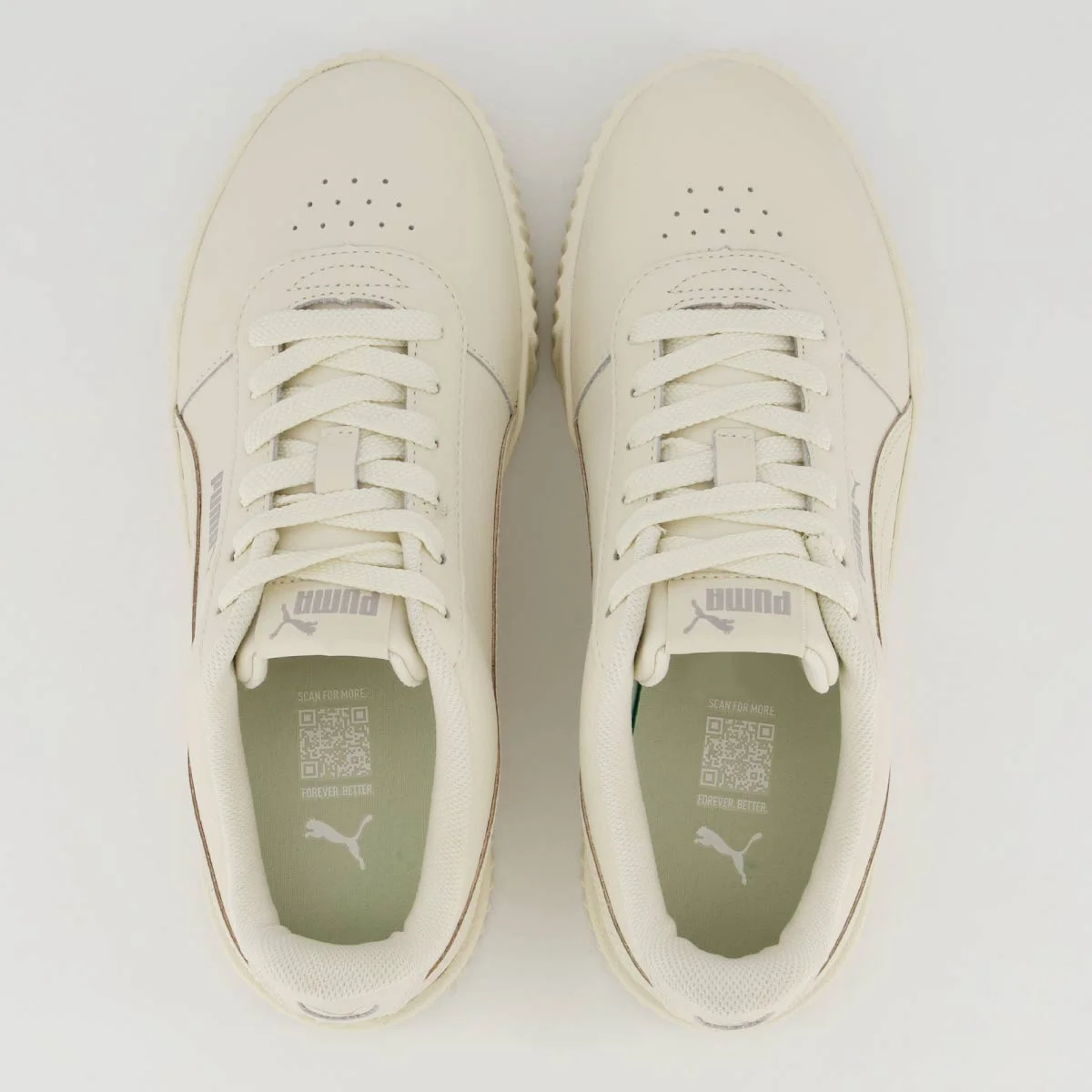 Tênis Puma Carina BDP Feminino Bege Bege 4