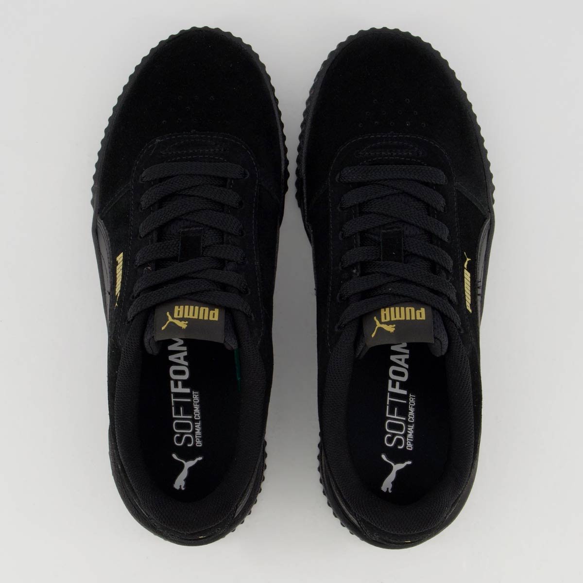 Tênis Puma Carina BDP Feminino Preto e Dourado 4