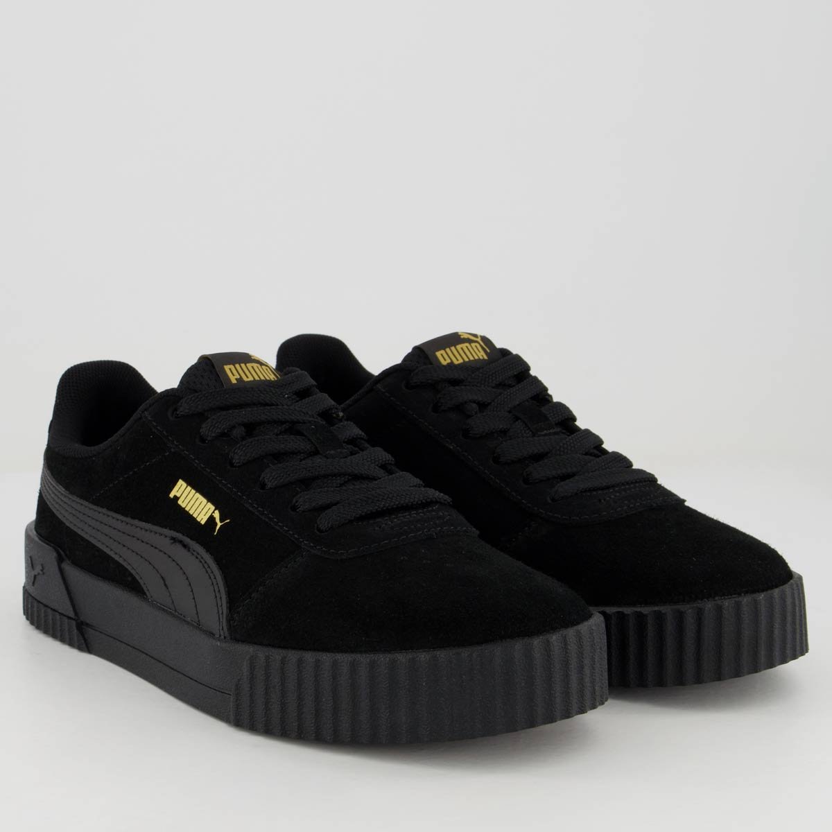 Tênis Puma Carina BDP Feminino Preto e Dourado Preto/Dourado 2