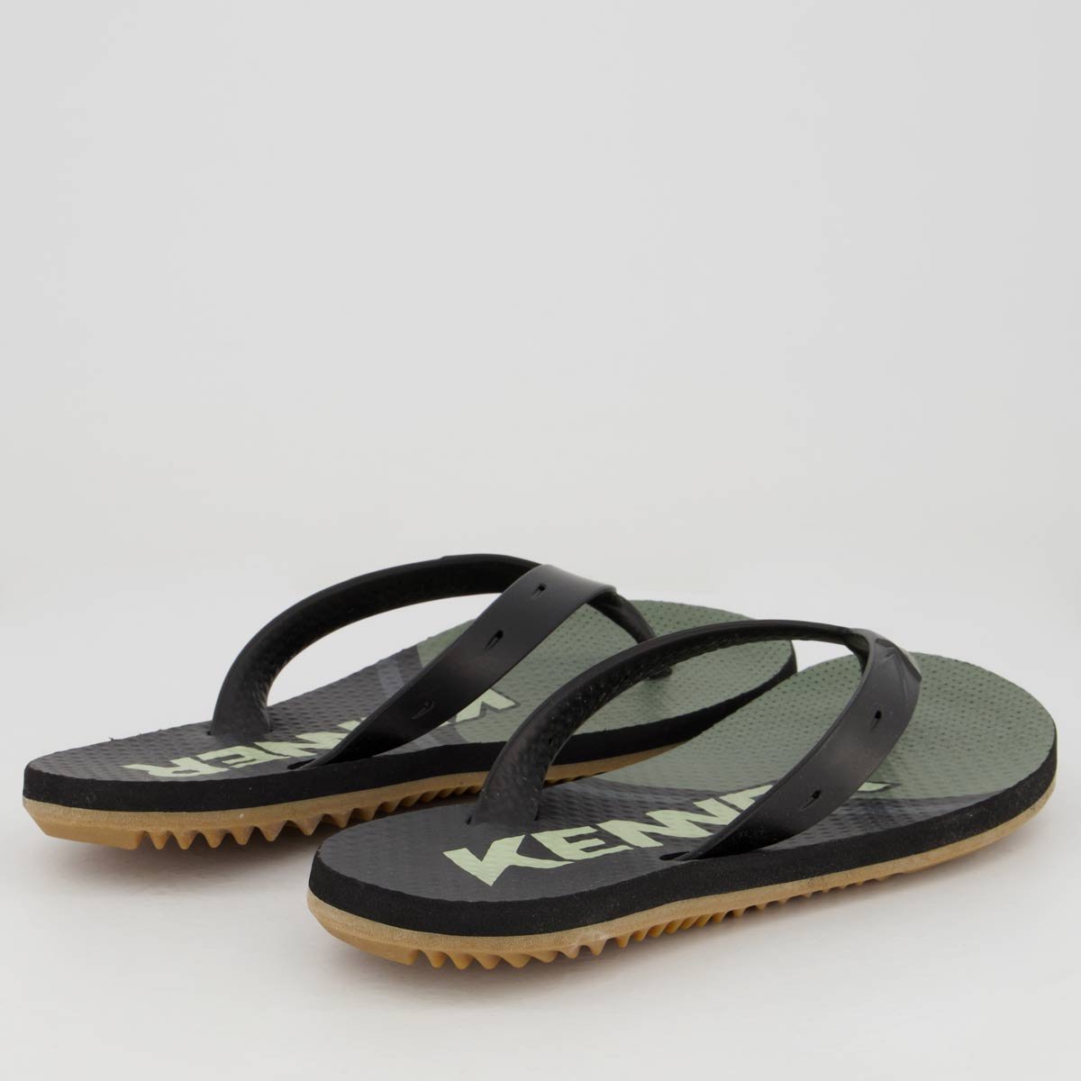 Chinelo Kenner Summer Line Preto/Verde 4