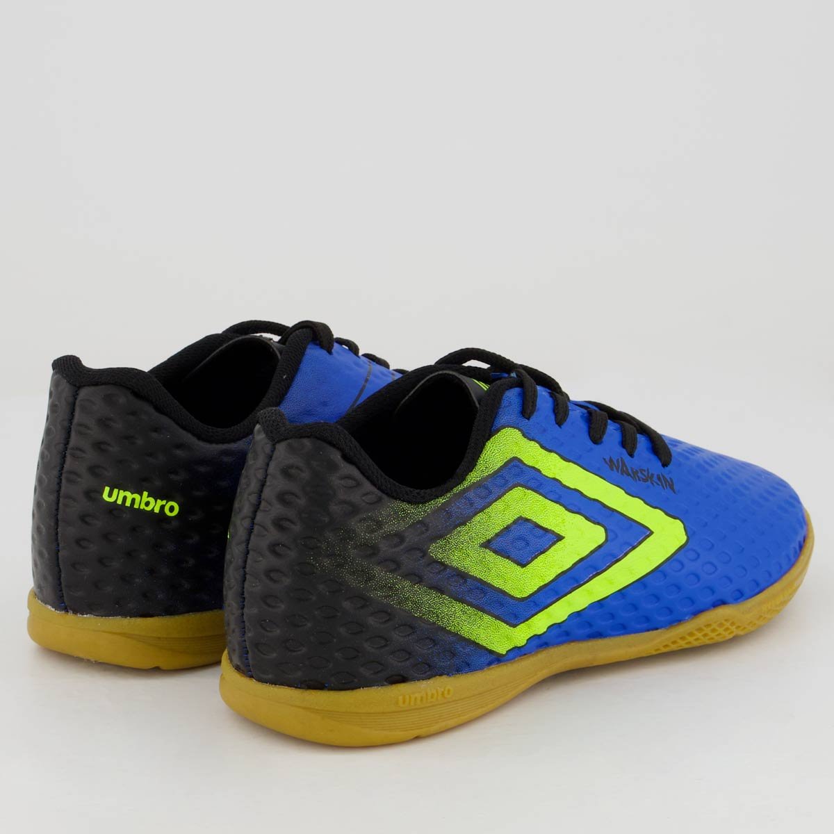 Chuteira Umbro Warskin Futsal Juvenil Azul 3