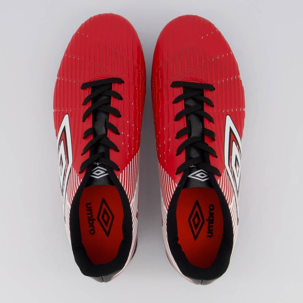 Chuteira Umbro Fire Campo Vermelho 4