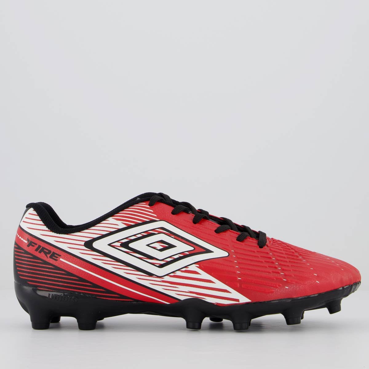 Chuteira Umbro Fire Campo Vermelho 1