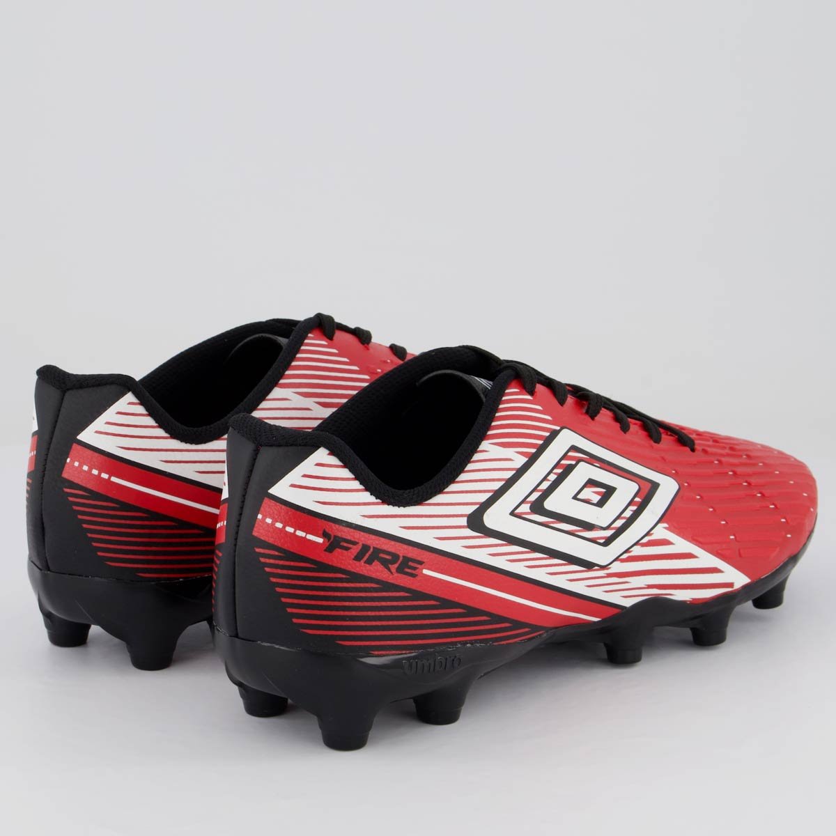 Chuteira Umbro Fire Campo Vermelho 3