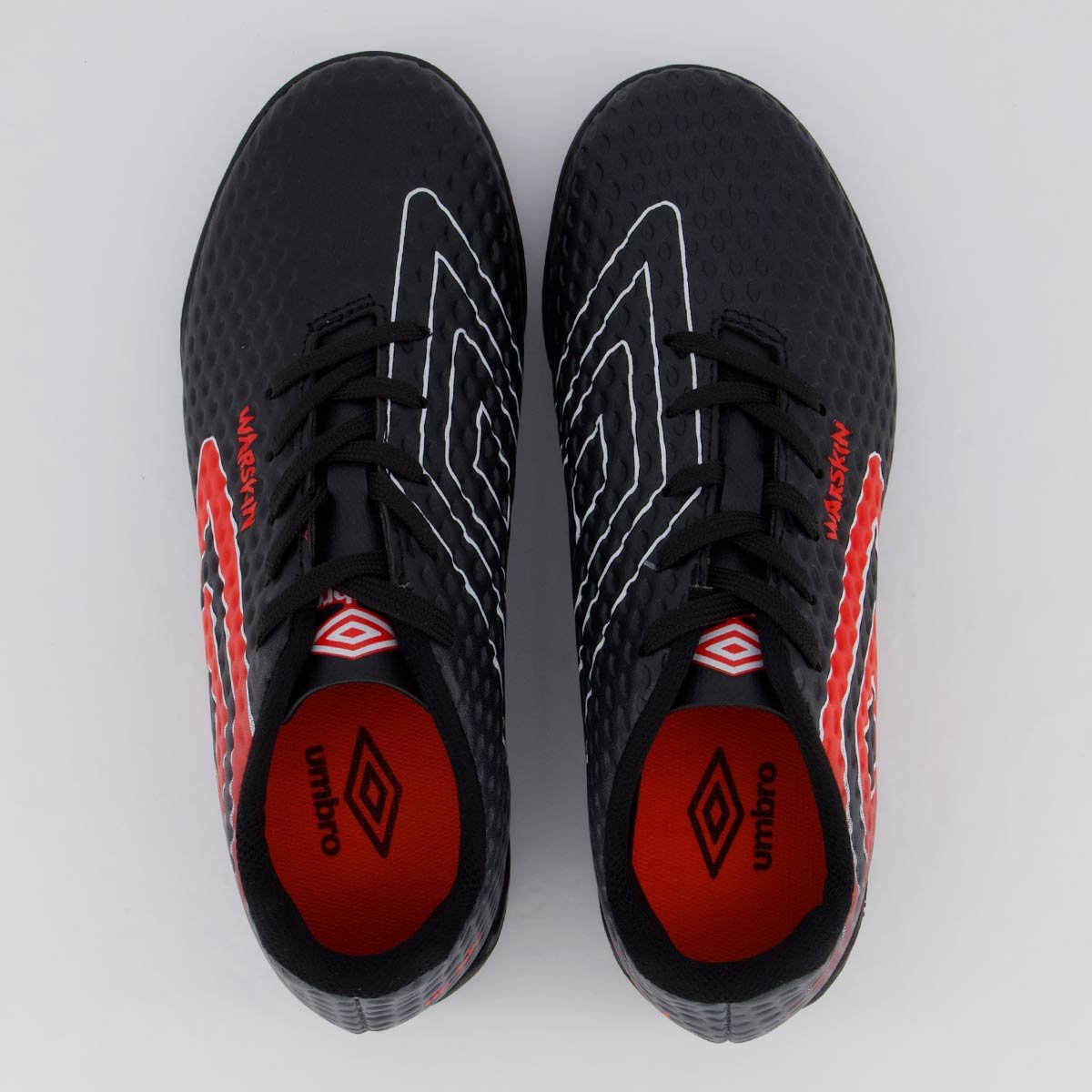 Chuteira Umbro Warskin Society Juvenil Preto 4