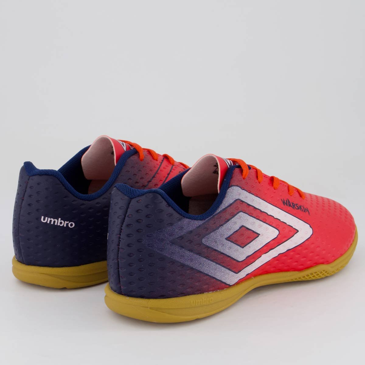Chuteira Umbro Warskin Futsal Vermelho 3