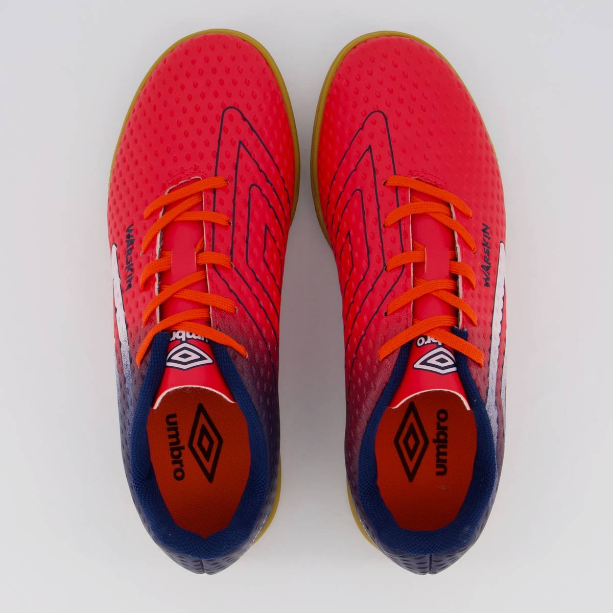 Chuteira Umbro Warskin Futsal Vermelho 4