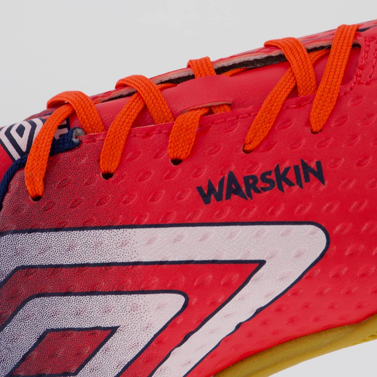 Chuteira Umbro Warskin Futsal Vermelho 7