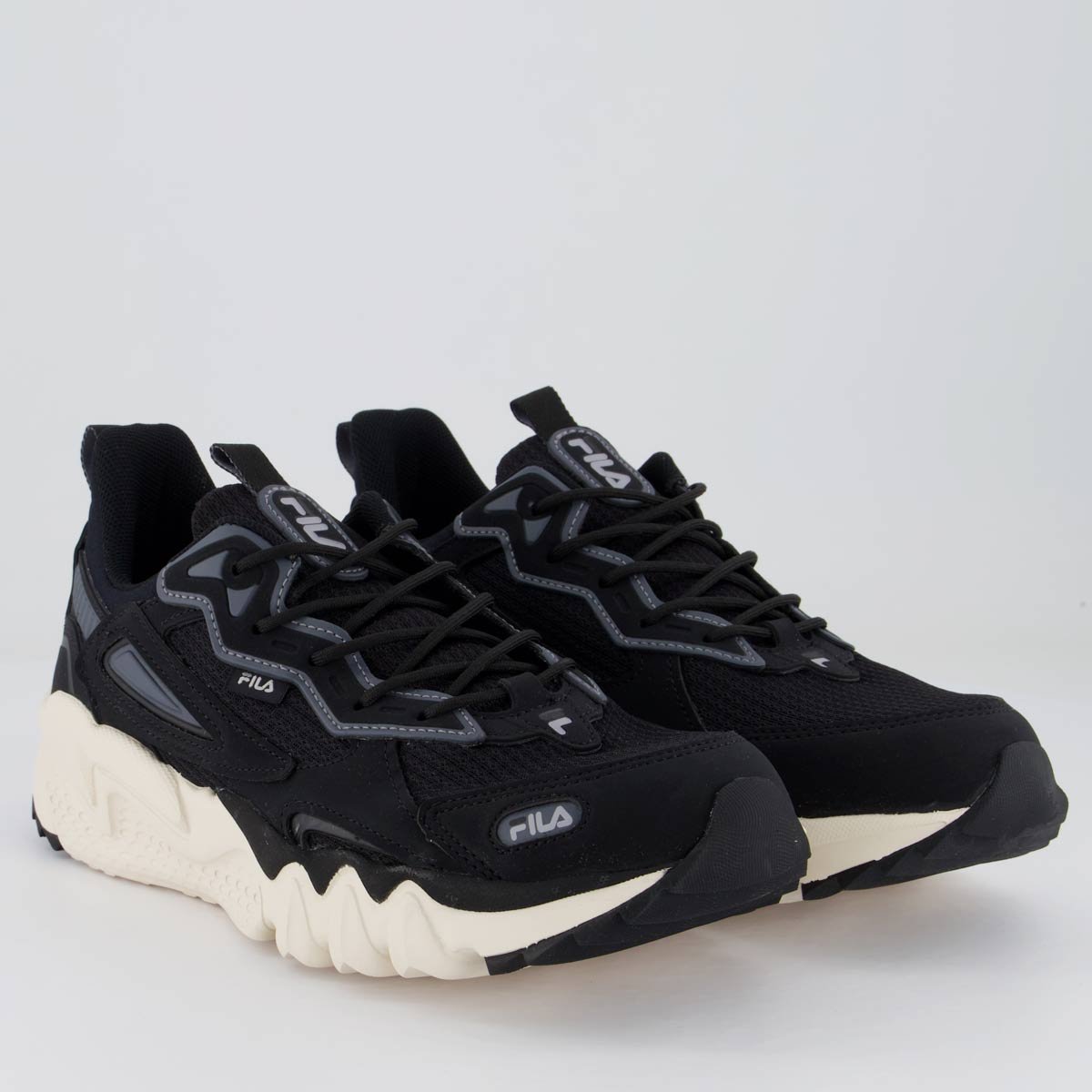 Tênis Fila Venture Tracer Preto e Cinza 2