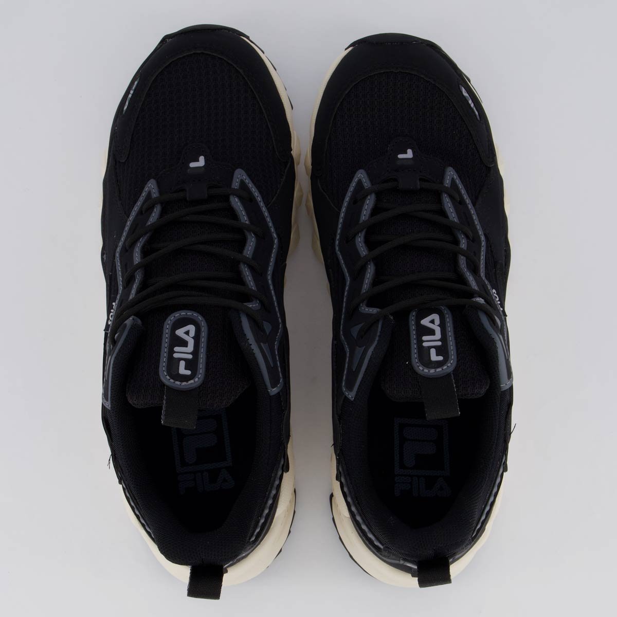 Tênis Fila Venture Tracer Preto e Cinza Preto/Cinza 4