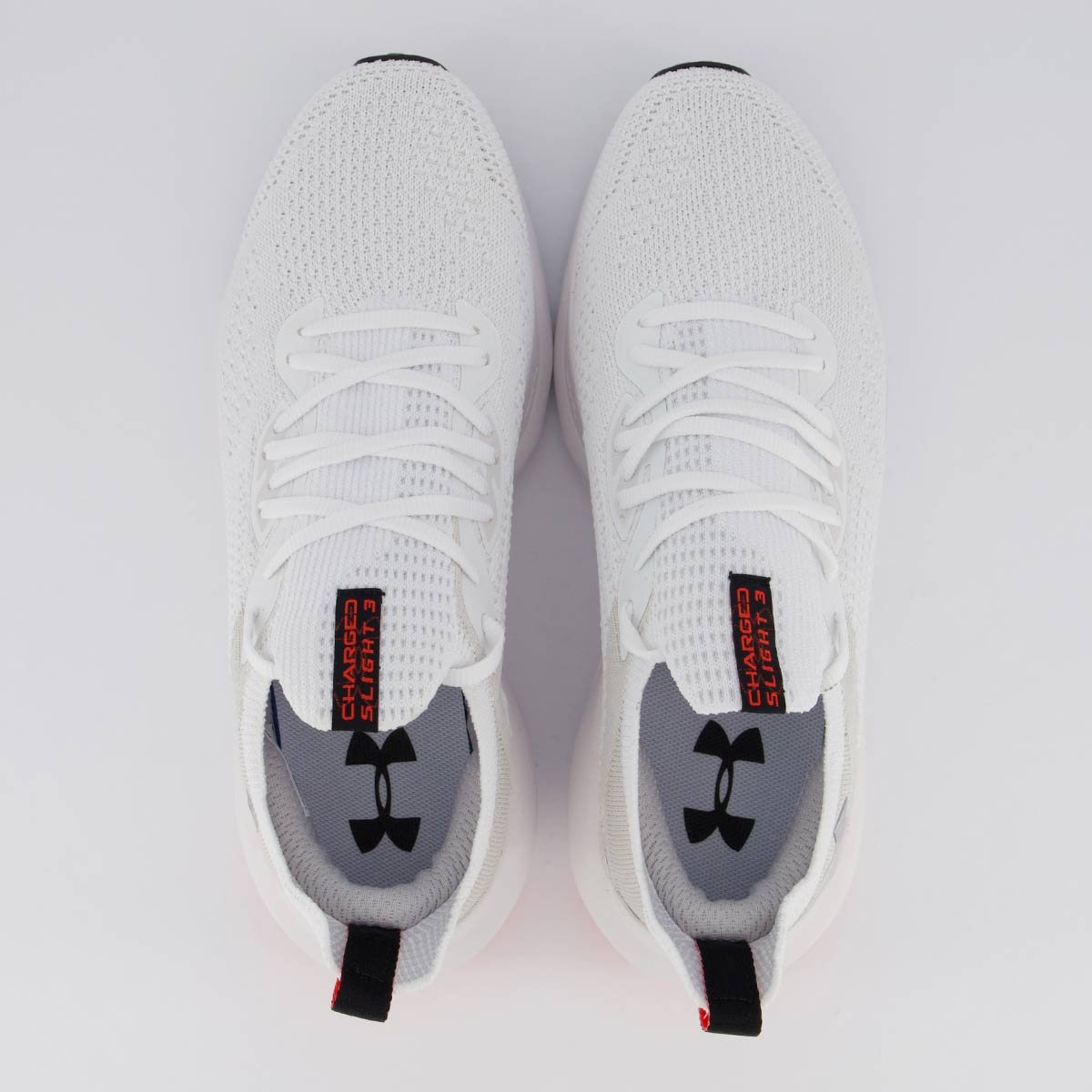 Tênis Under Armour Charged Slight 3 Branco Branco 4