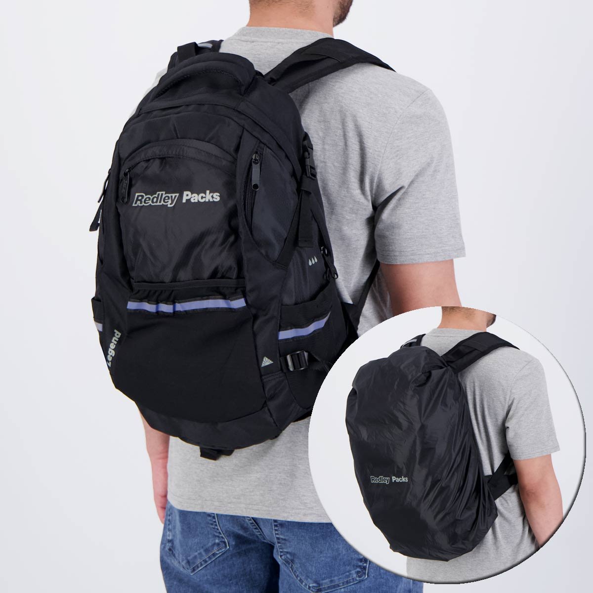Mochila Redley Legend Preta Preto 1
