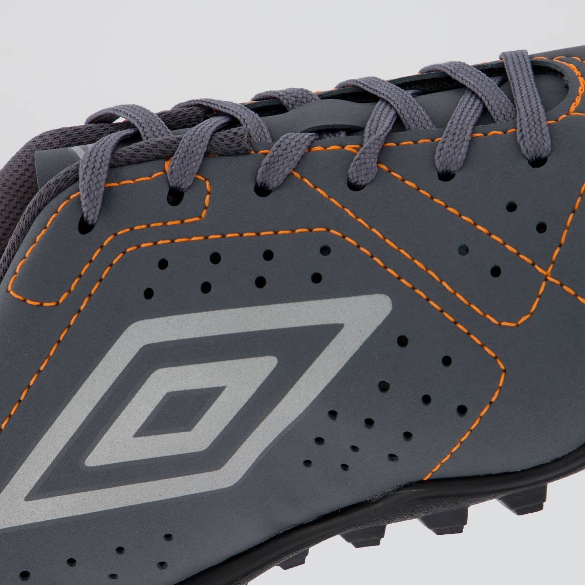 Chuteira Umbro Neo Striker Society Cinza e Laranja Cinza/Laranja 7