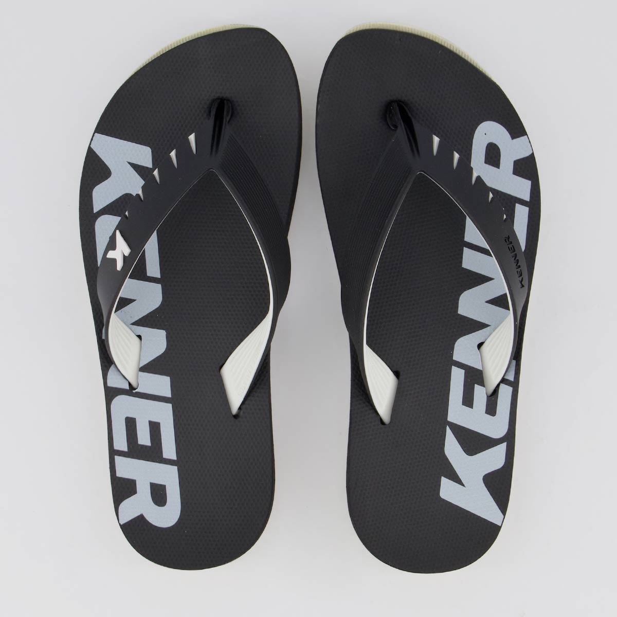 Chinelo Kenner RED Preto e Branco Preto 1