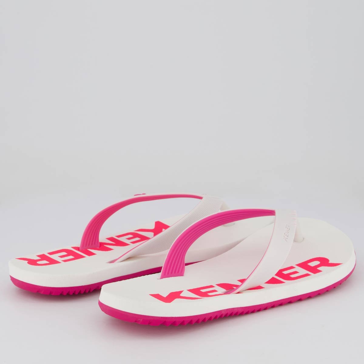 Chinelo Kenner RED Branco Branco/Rosa 4