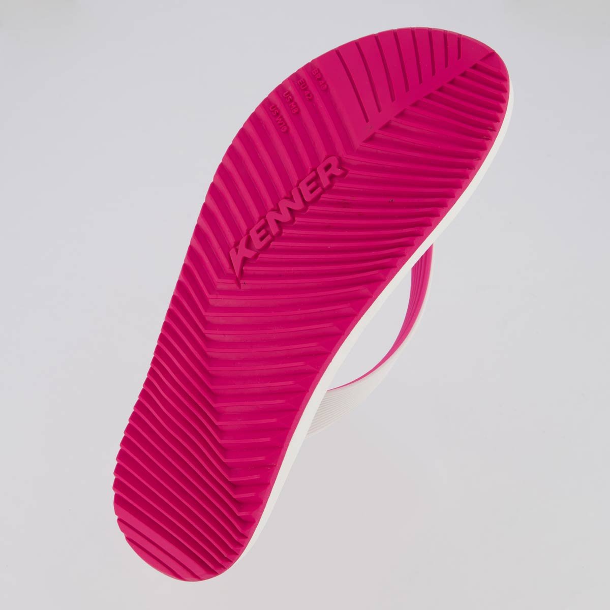 Chinelo Kenner RED Branco Branco/Rosa 5