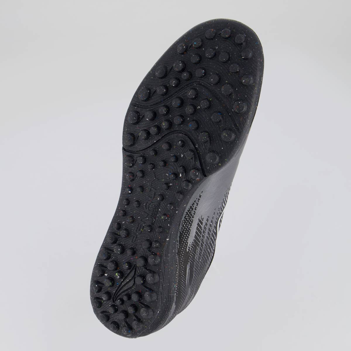 Chuteira Penalty Tornado Society Preto e Prata Cinza 5