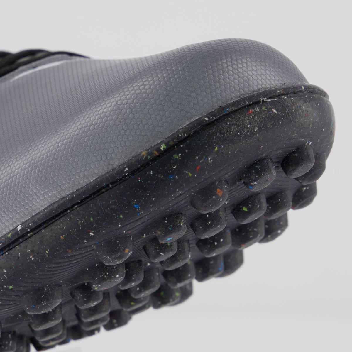 Chuteira Penalty Tornado Society Preto e Prata Cinza 8