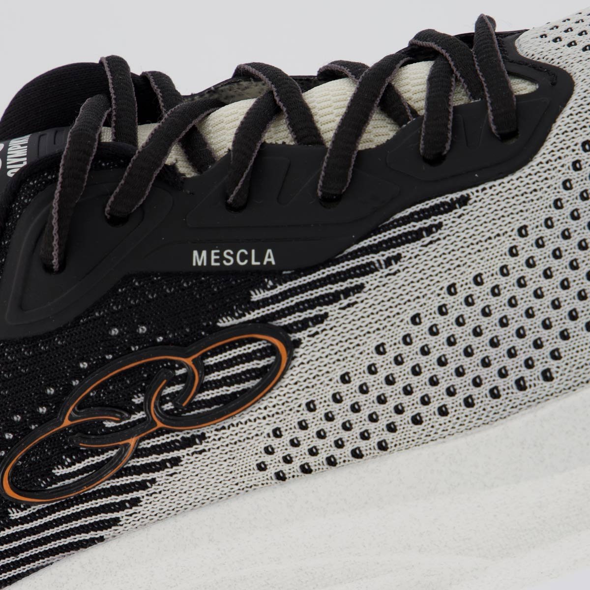 Tênis Olympikus Mescla Branco e Preto Branco/Preto 7