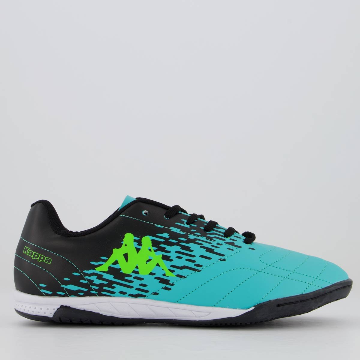 Chuteira Kappa San Diego Futsal Preta e Verde Preto/Verde 1