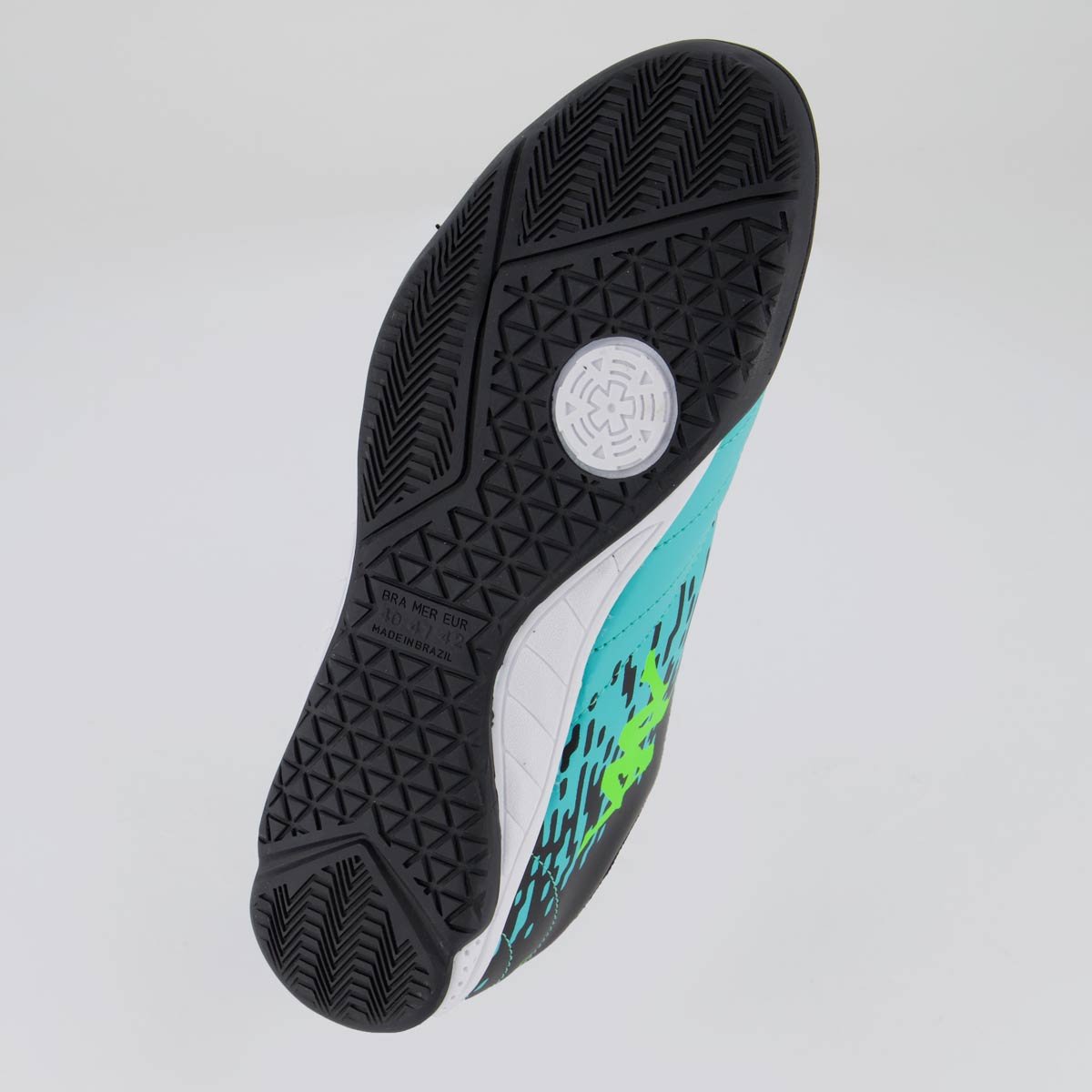 Chuteira Kappa San Diego Futsal Preta e Verde Preto/Verde 5