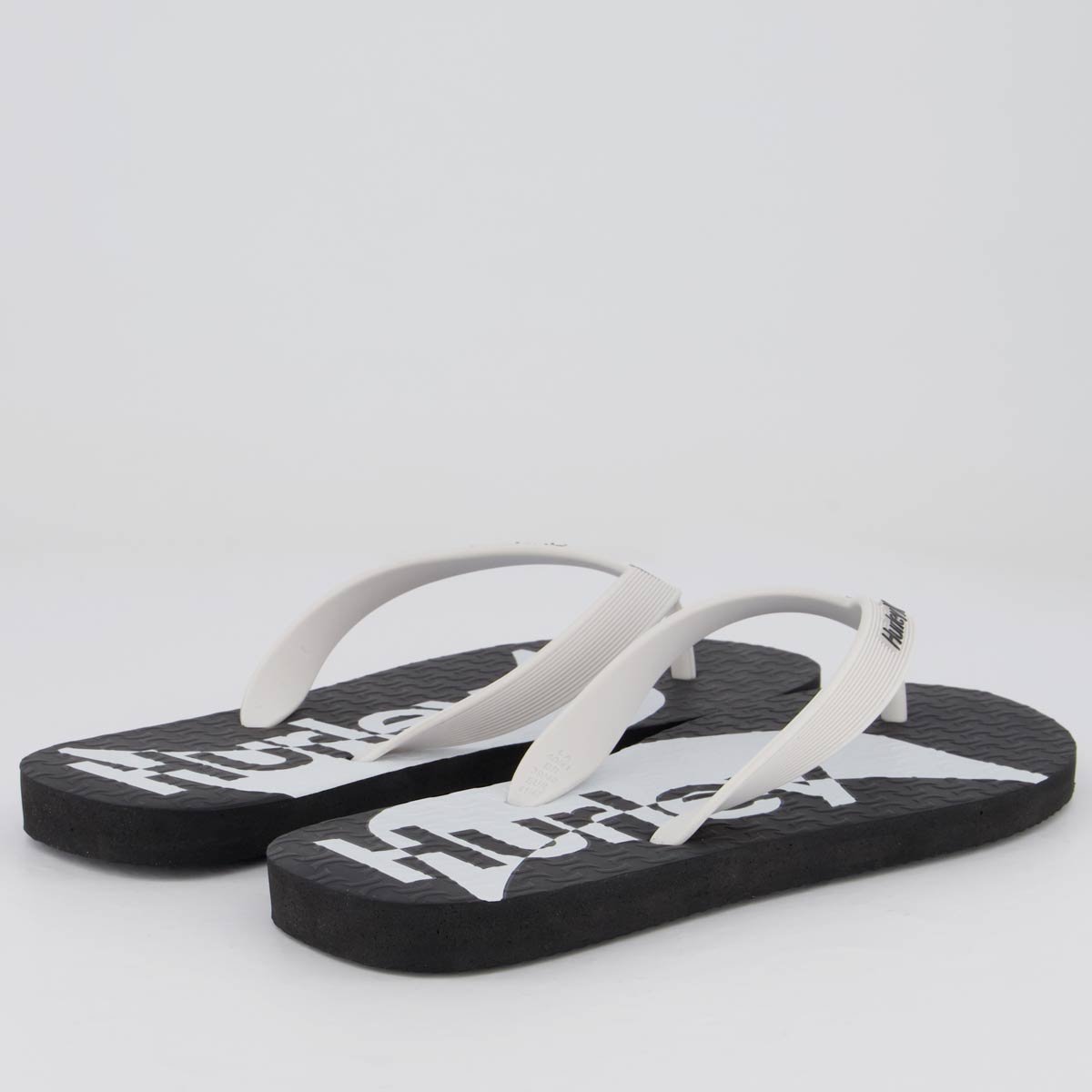 Chinelo Hurley Shadow Preto e Branco Preto/Branco 4