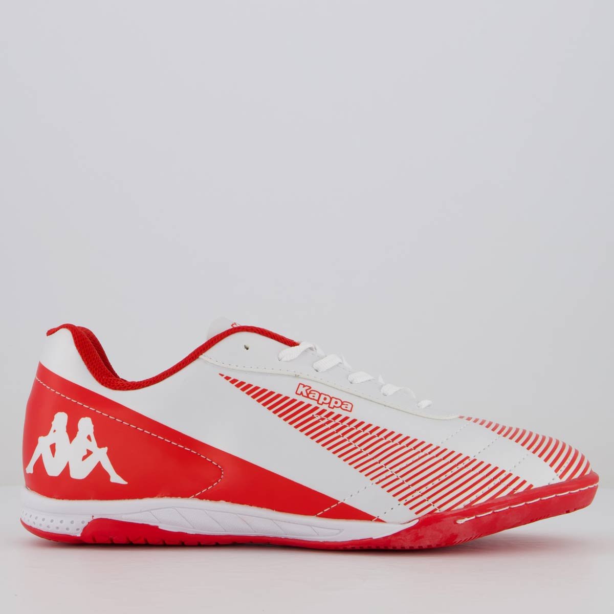 Chuteira Kappa Washington Futsal Branca e Vermelha Branco/Vermelho 1